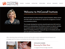 Tablet Screenshot of mcconnell-institute.com